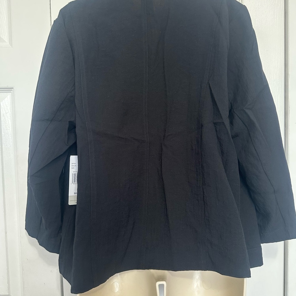 Multiples Black Utility Jacket - Picture 8 of 9